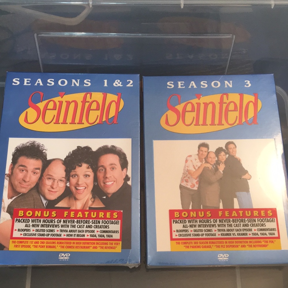 Seinfeld DVD collection. Season 1-3